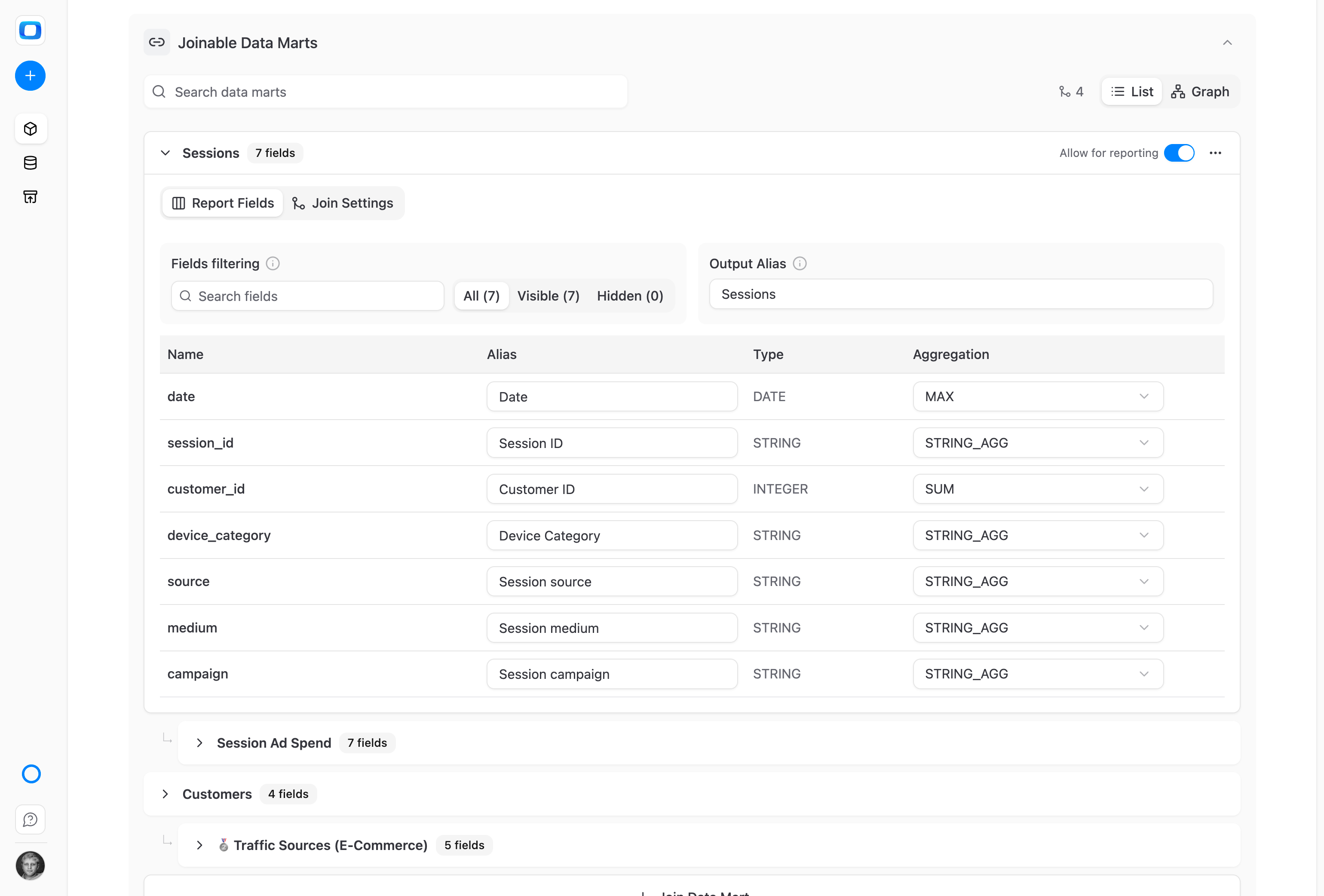 Joined columns work in Data Studio too