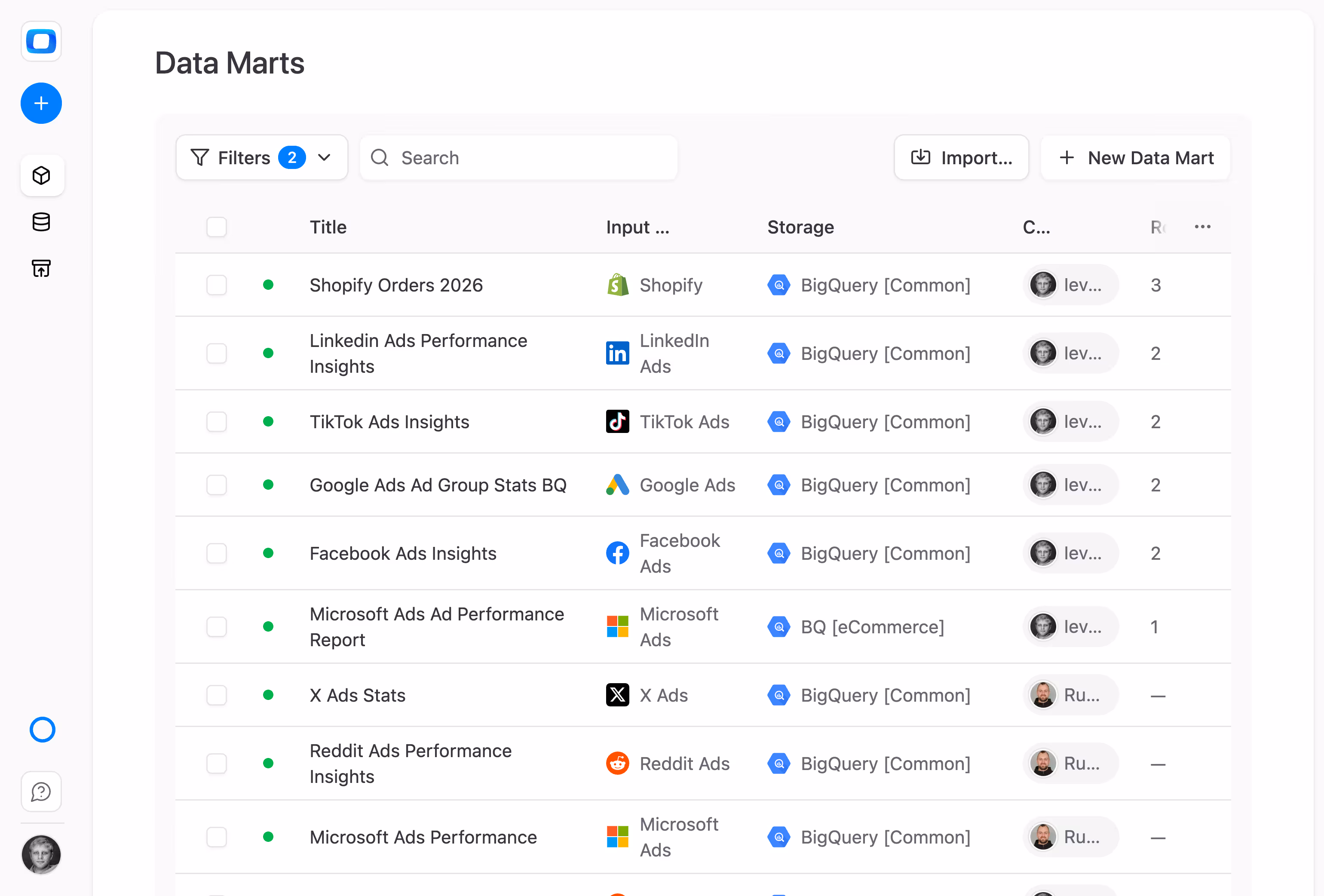 Connect your ad platforms